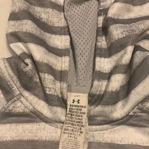 Under armor striped hoodie